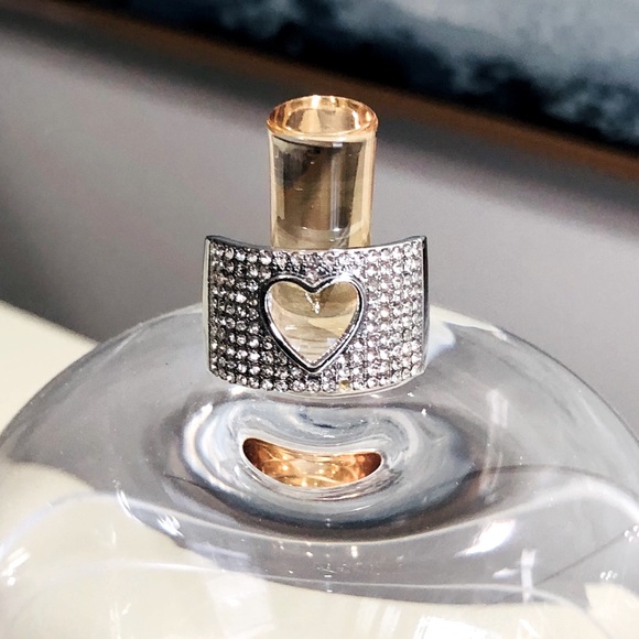 ✨✨Sterling Silver Heart Pave Band✨✨ - Picture 3 of 8